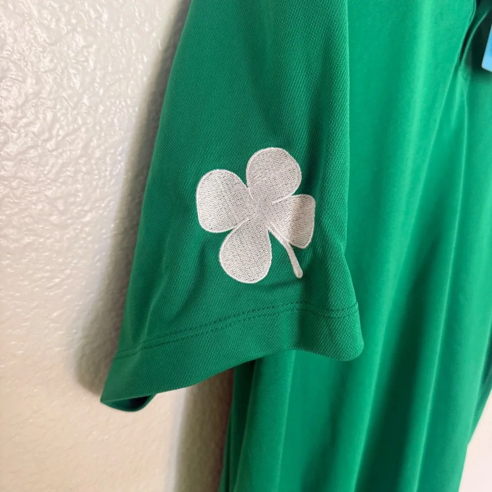 NWT Cincinnati Reds Nike Golf St Patrick's Day Dri-FIT Polo Shirt Men's‎ Large
